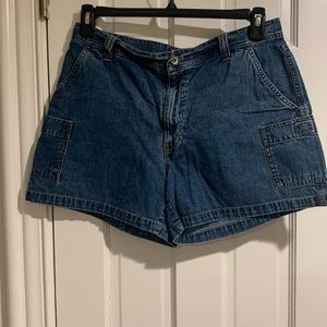 Medium Wash Jean Shorts
